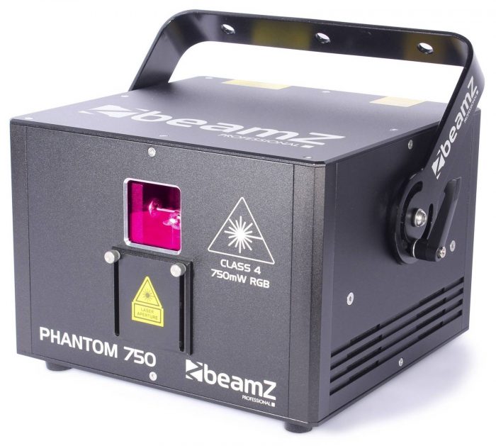 BeamZ – Laser Phantom 750 Pure Diode Analog RGB 30 kb/s ILDA + DMX BeamZ 9
