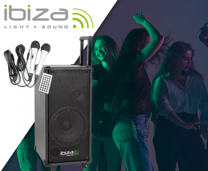 Ibiza Sound – Kolumna mobilna Ibiza PORT8MINI  CD MP3 Player 10