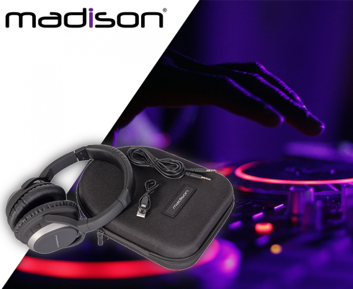 Madison – Słuchawki bezprzewodowe Bluetooth Hi-Fi Madison MAD-HNB150 13