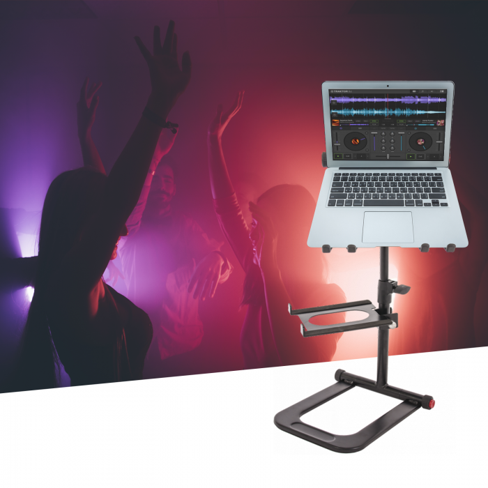 Ibiza Sound – Podwójny statyw pod laptopa Ibiza SLAP200 12