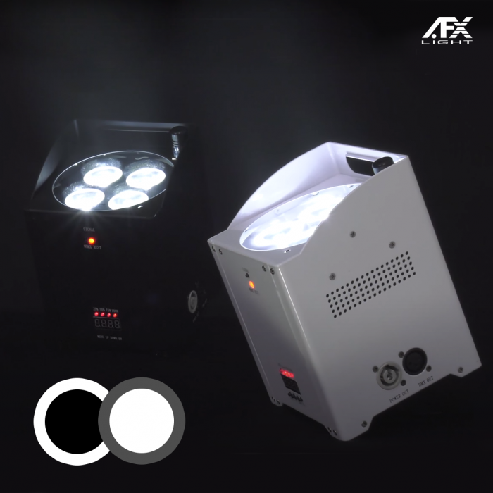 AFX Light – Oświetlacz bateryjny PARLED-W15WH LED RGBAW 60W AFX Light 14