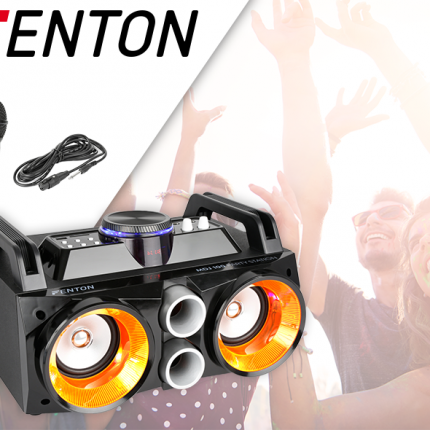 FENTON – Boombox z akumulatorem 100W Fenton Party Station MDJ100 3