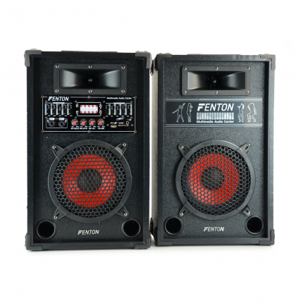 SPA-800 8" Aktywny zestaw kolumn Karaoke z USB i SD (MP3)