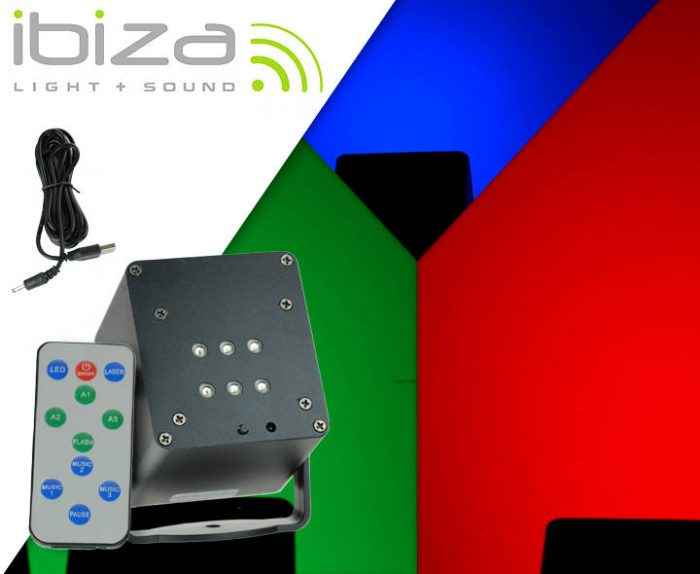 Ibiza Light – Bateryjny efekt oświetleniowy LED TINYLED-RGB-STROBE 9
