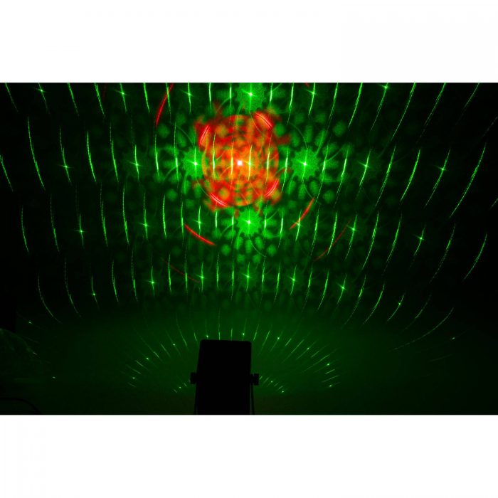 Ibiza Light – Bateryjny efekt świetlny LED z laserem RGB TINYLED-LASRGB 13