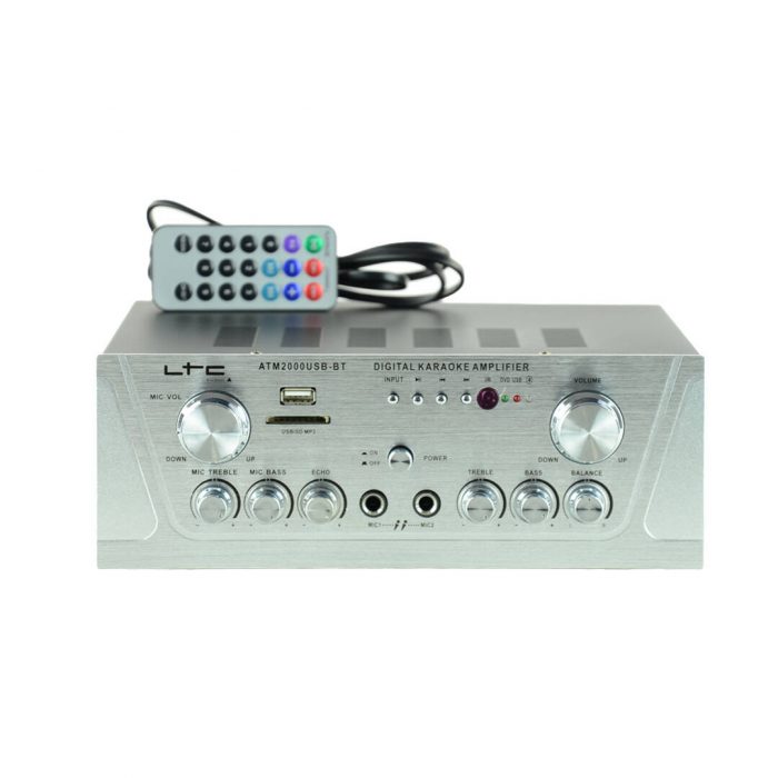 Ibiza Sound – Wzmacniacz karaoke 2 x 50W LTC ATM2000USB-BT 14