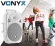 VONYX – Kolumna z mikrofonami/ nagłośnienie mobilne Verve46 15”Vonyx biały 17