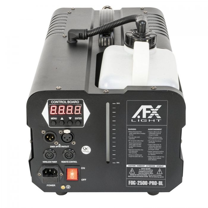 AFX Light – Wytwornica dymu FOG-2500-PRO-BL 2500W DMX pilot AFX Light czarna 10