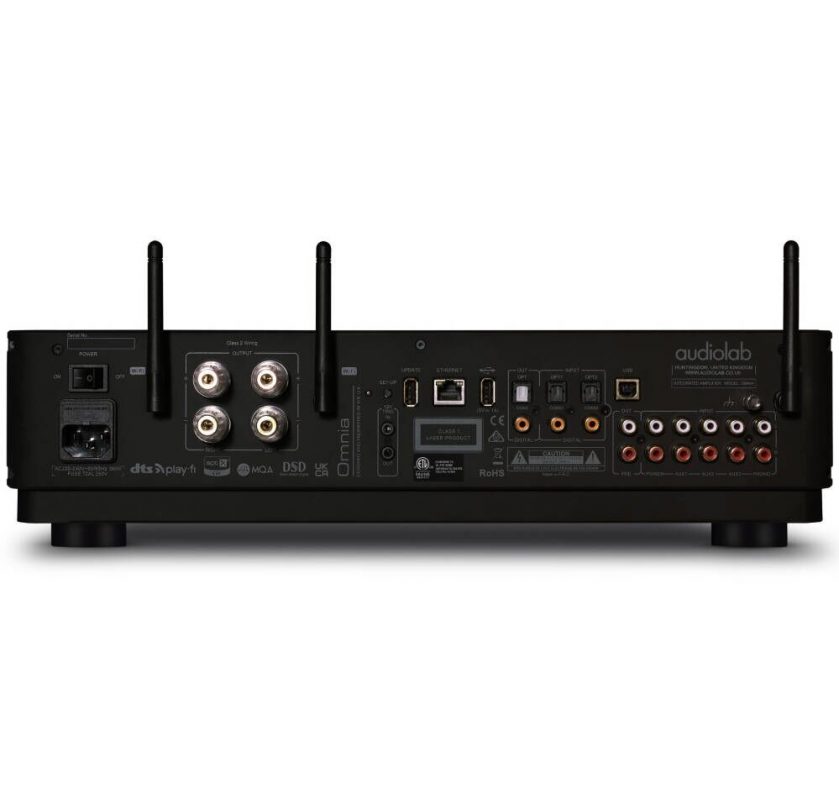 Audiolab Omnia – Wzmacniacz stereo All-In-One Czarny 25