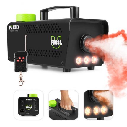 Fuzzix – Wytwornica dymu F503L z efektem LED RGB Fuzzix + płyn gratis 3