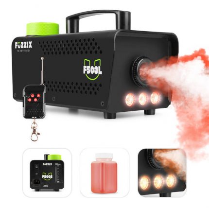 Fuzzix – Wytwornica dymu F503L z efektem LED RGB Fuzzix + płyn gratis 2