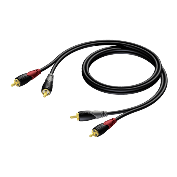 procab-cla800-1-2-x-rca-cinch-male-2x-rca-cinch-male-1-meter PROCAB CLA800/1 2 x RCA/Cinch male - 2x RCA/Cinch male 1 meter - obrazek 1