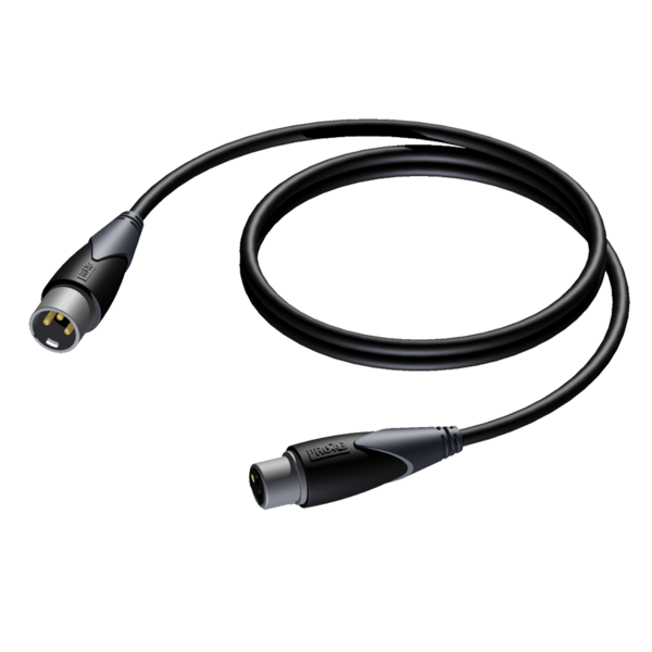 procab-cla901-0-5-xlr-male-xlr-female-0-5-meter PROCAB CLA901/0.5 XLR male - XLR female 0,5 meter - obrazek 1