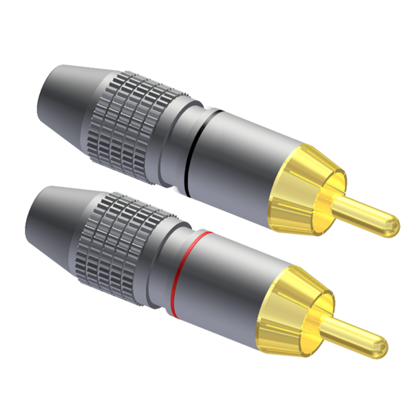 procab-vc209-p-cable-connector-rca-cinch-male-pair-connector-25-pcs-box Procab VC209-P Cable connector - RCA/Cinch male - pair Connector 25 pcs box - obrazek 1