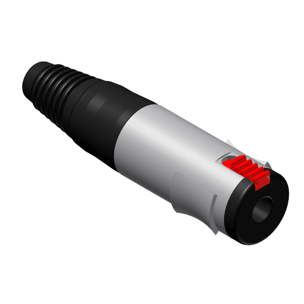 procab-vcj3fx-cable-connector-6-3-mm-jack-female-stereo-connector Procab VCJ3FX Cable connector - 6.3 mm Jack female stereo Connector - obrazek 1