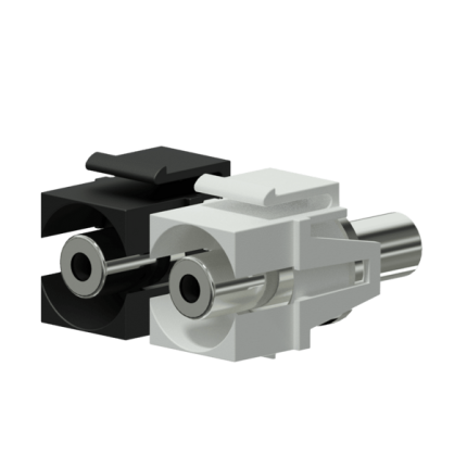 Procab VCK310/W Keystone adapter – 3.5 mm Jack female – 3.5 mm Jack female White 2