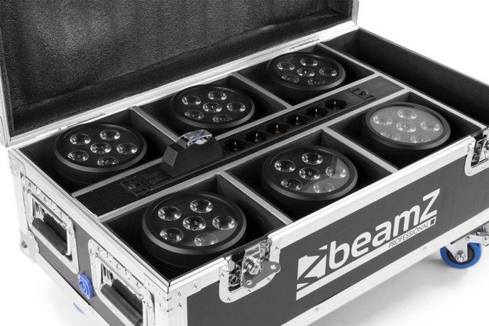 BeamZ – FCC66 Walizka na oświetlacze bateryjne BBP66 BeamZ 10