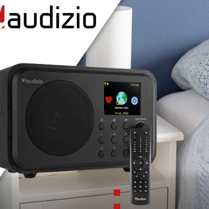 Audizio – Radio internetowe Vicenza WIFI DAB+ FM akumulator czarne 3