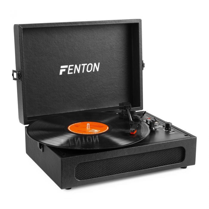 FENTON – Gramofon w walizce RP118B Fenton wejście/wyjście BT czarny+ winyl gratis 13