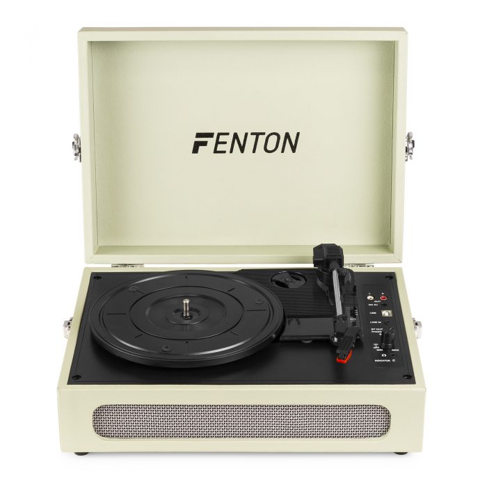 FENTON – Gramofon w walizce RP118C Fenton wejście/wyjście BT zielony+ winyl gratis 11