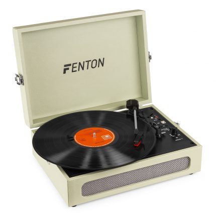FENTON – Gramofon w walizce RP118C Fenton wejście/wyjście BT zielony+ winyl gratis 146