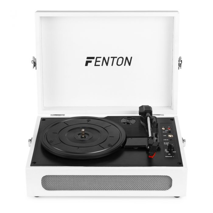 FENTON – Gramofon w walizce RP118F Fenton wejście/wyjście BT beżowy+ winyl gratis 11