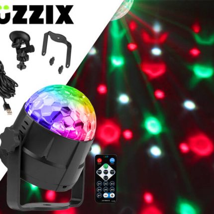 Fuzzix – Półkula Led RGB Tornado Party pilot Fuzzix 3