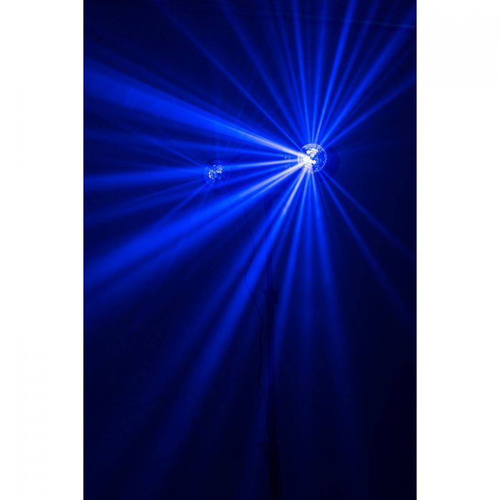Ibiza Light – Zestaw oświetleniowy RGB LED PAR SPINLED ze statywem 12