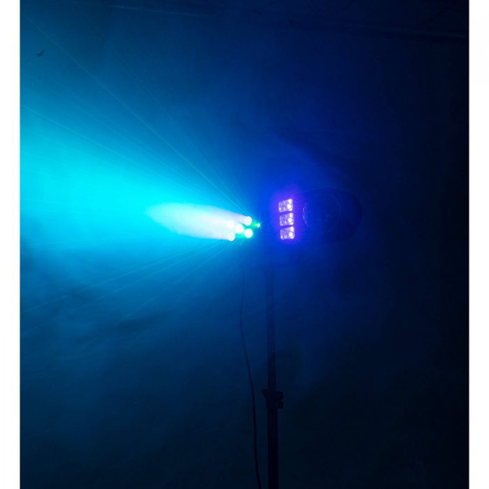 Ibiza Light – Zestaw oświetleniowy RGB LED PAR SPINLED ze statywem 14