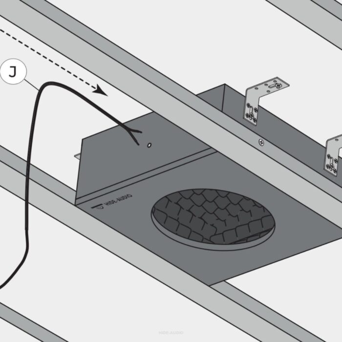 Obudowa akustyczna V-LITE Hide-Audio V212103 do głośnika Klipsch DS-160CDT - 330x330x120 - obrazek 3