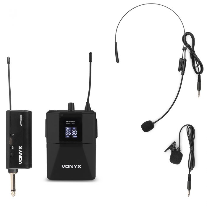 VONYX – Bezprzewodowy zestaw mikrofonowy WM55B UHF P&P 8
