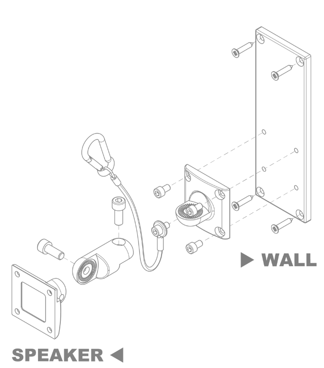 AUDAC VEXO8/B Kompaktowy głośnik 8” o dużej mocy, czarny