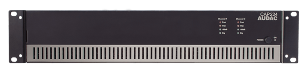 AUDAC CAP224 Dwukanałowy wzmacniacz mocy 2 x 240 W, 100 V