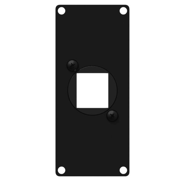caymon-casy106-b-ramka-montazowa-casy-z-adapterem-keystone-1-modulowa-wersja-czarna CAYMON CASY106/B Ramka montażowa CASY z adapterem Keystone, 1-modułowa, wersja czarna - obrazek 1