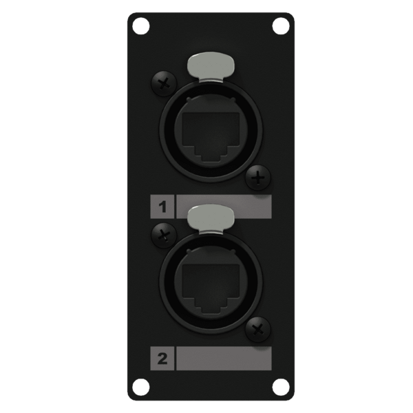 caymon-casy168-b-panel-casy-z-przejsciem-2x-ethercon-rj45-1-modulowy-wersja-czarna CAYMON CASY168/B Panel CASY z przejściem: 2x etherCON – RJ45, 1-modułowy, wersja czarna - obrazek 1