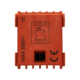 CAYMON CP45SM2/B Moduł łącznika – 2 zespoły styków chwilowych, wersja czarna - obrazek 2