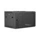 CAYMON WPR406R/B Naścienna szafa rack 19” 6U, głębokość 450 mm, zdejmowana tylna pokrywa, czarna