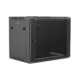 CAYMON WPR409R/B Naścienna szafa rack 19” 9U, głębokość 450 mm, zdejmowana tylna pokrywa, czarna