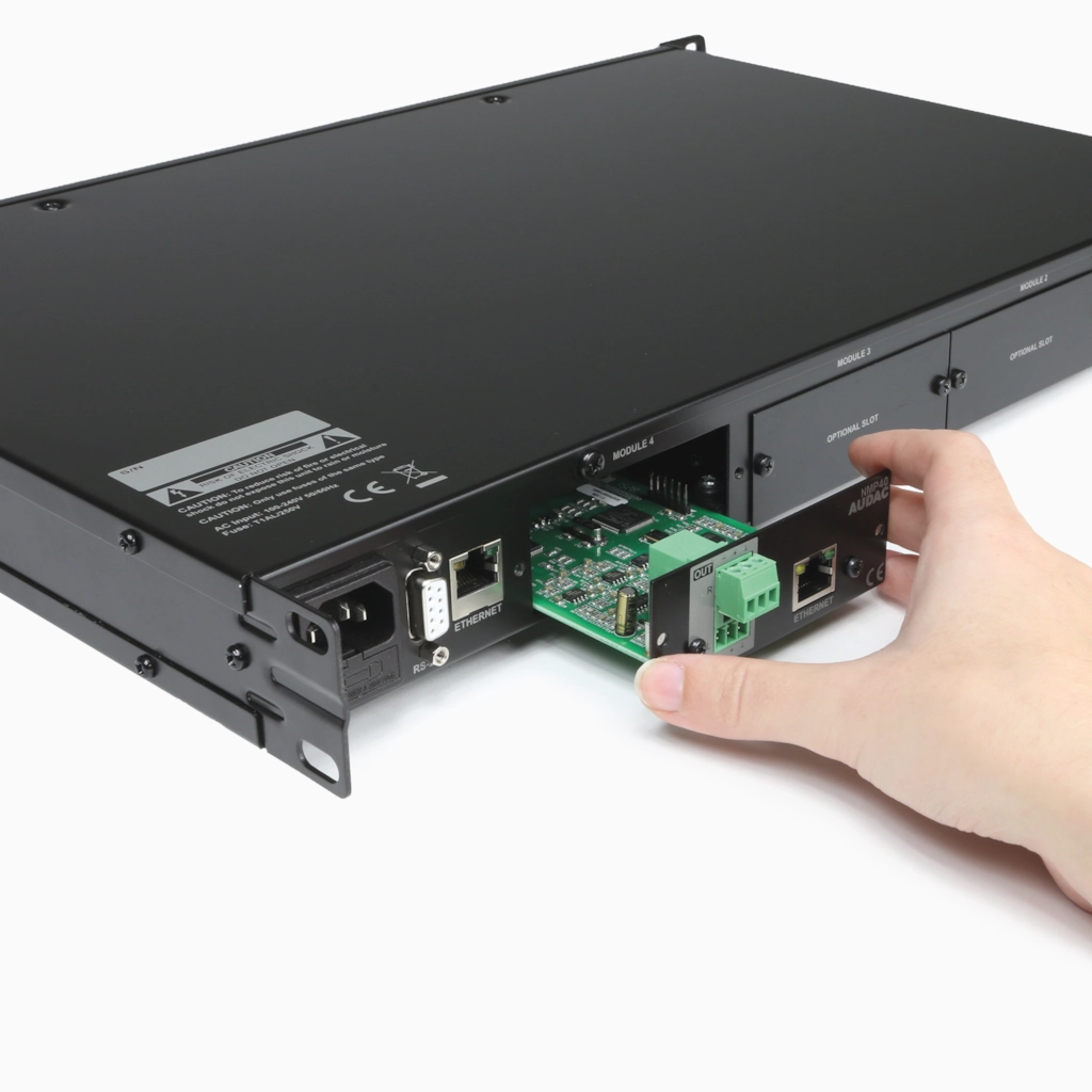 AUDAC MMP40 Modularny odtwarzacz i rejestrator multimedialny (złącze SourceCon™)