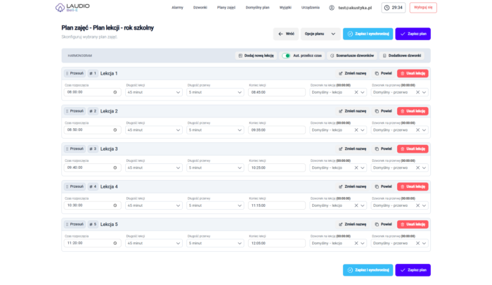 Laudio Bell-e interface