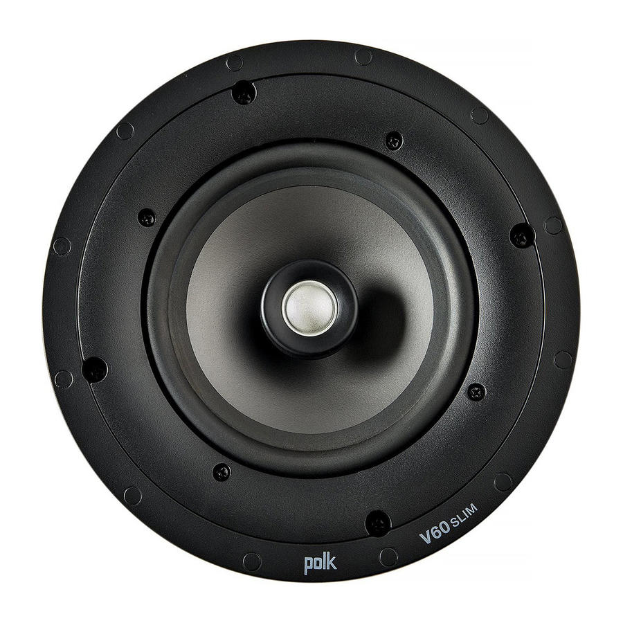 Polk Audio V60 Slim głośnik sufitowy Polk Audio V60 Slim głośnik sufitowy