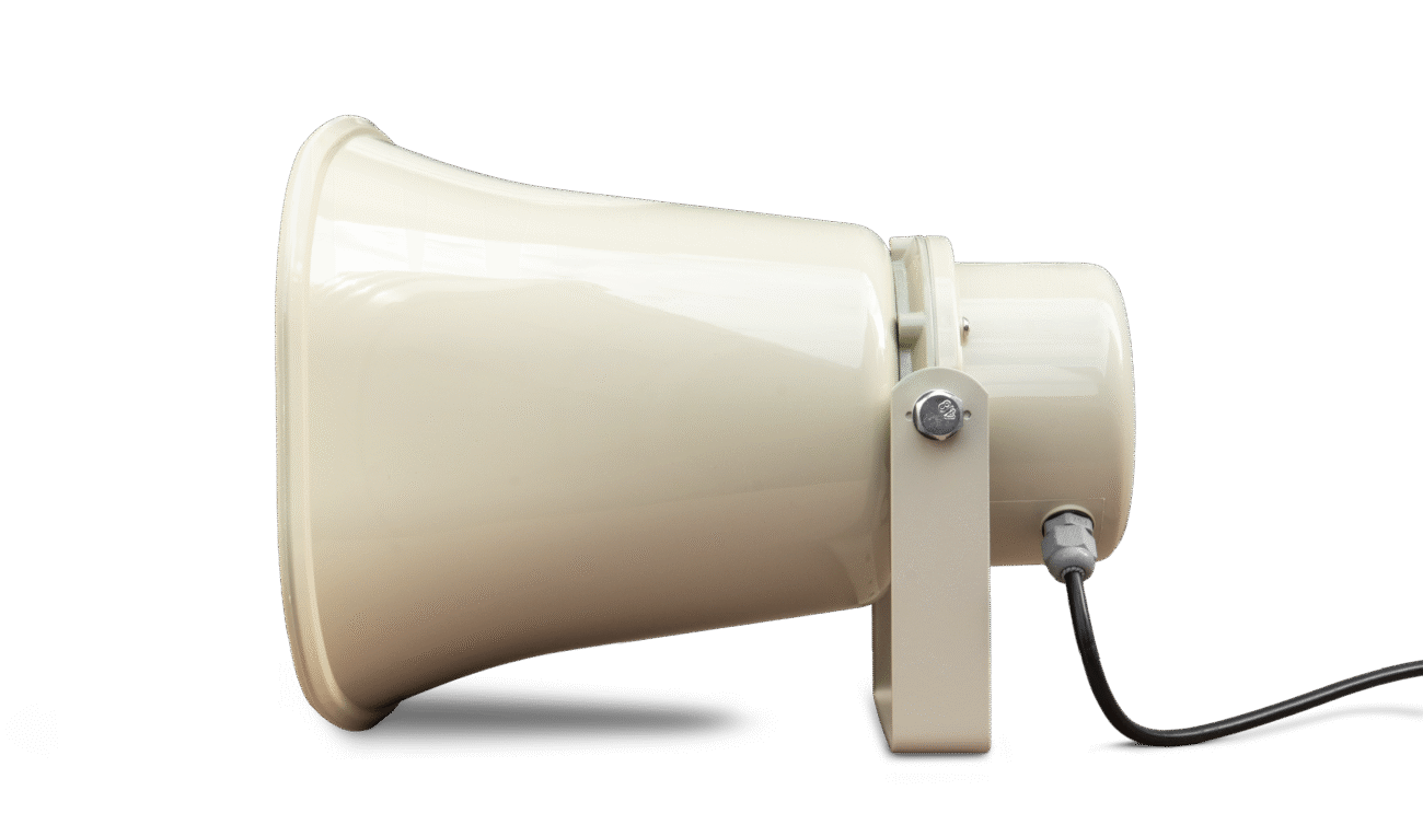 LAUDIO HORN 30A - Głośnik tubowy do kamer CCTV - aktywny 30W