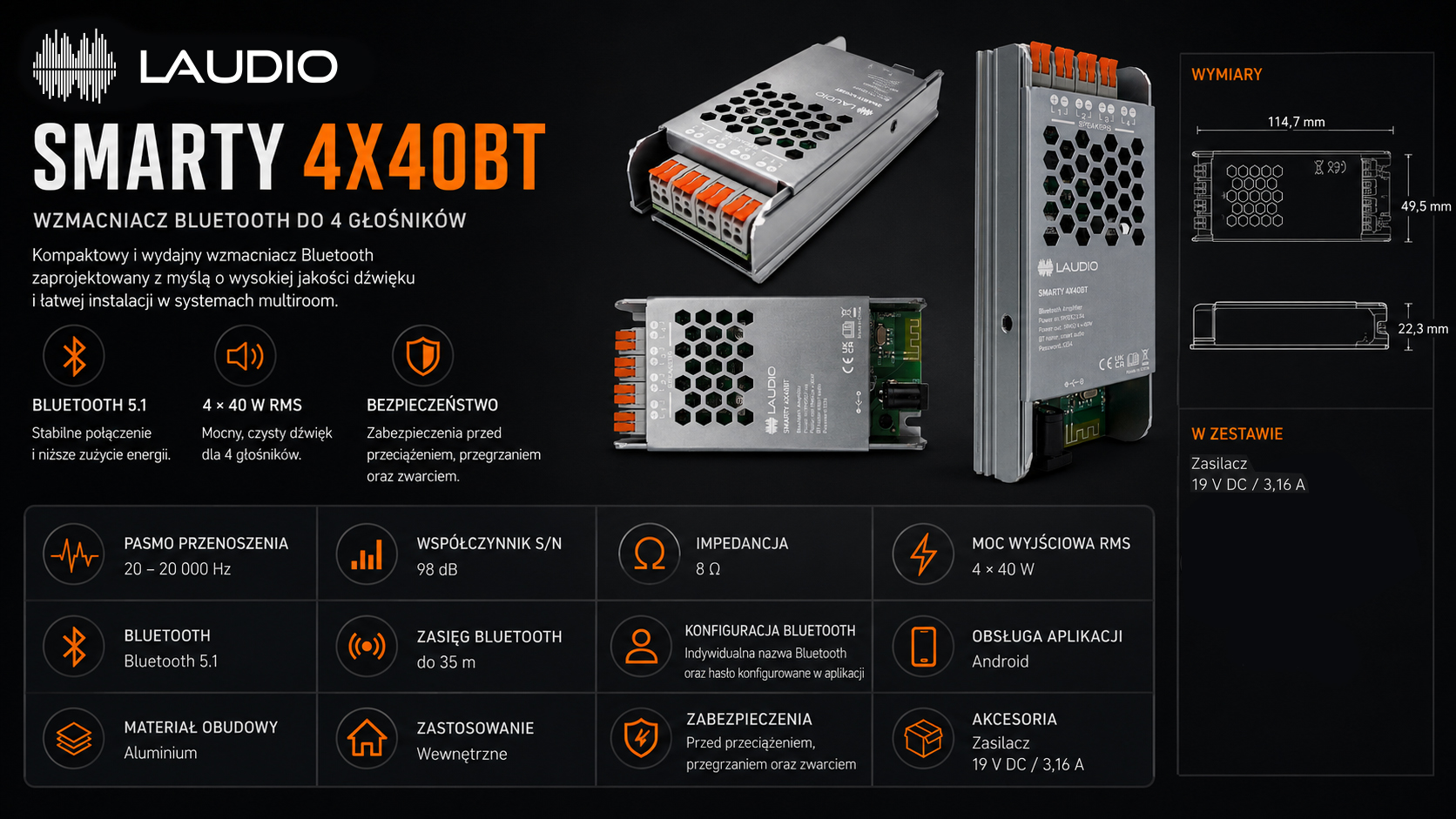 Infografika Smarty 4x40bt